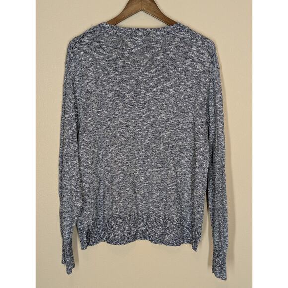 J Crew Crewneck Sweater Womens XXL Beach Pullover Blue Preppy Classic Casual - Picture 3 of 8